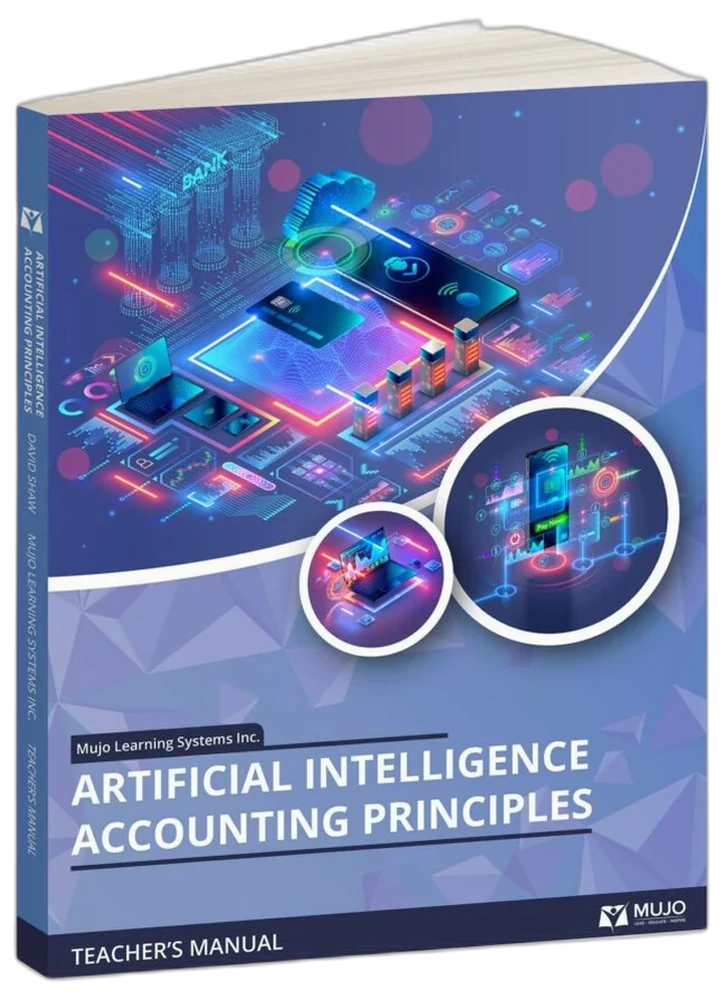 Artificial Intelligence Accounting Principles textbook cover — AI-powered accounting curriculum for higher education.