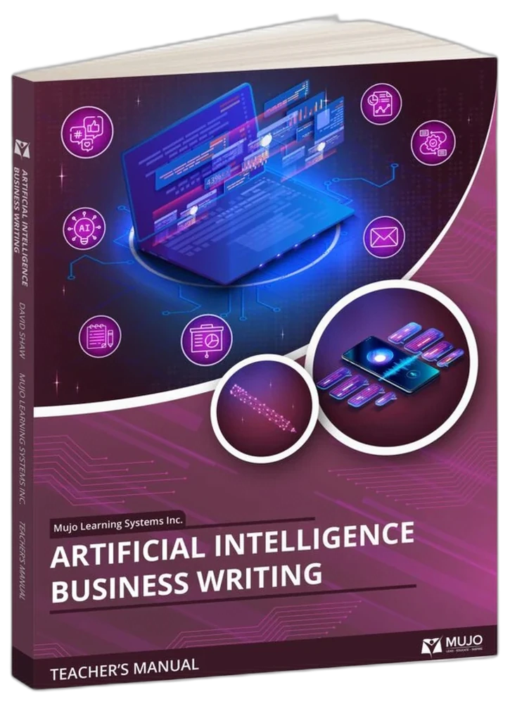 Artificial Intelligence Business Writing textbook cover — AI-assisted business communication curriculum.