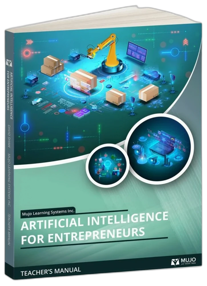Artificial Intelligence for Entrepreneurs textbook cover — applied AI curriculum for entrepreneurship programs.