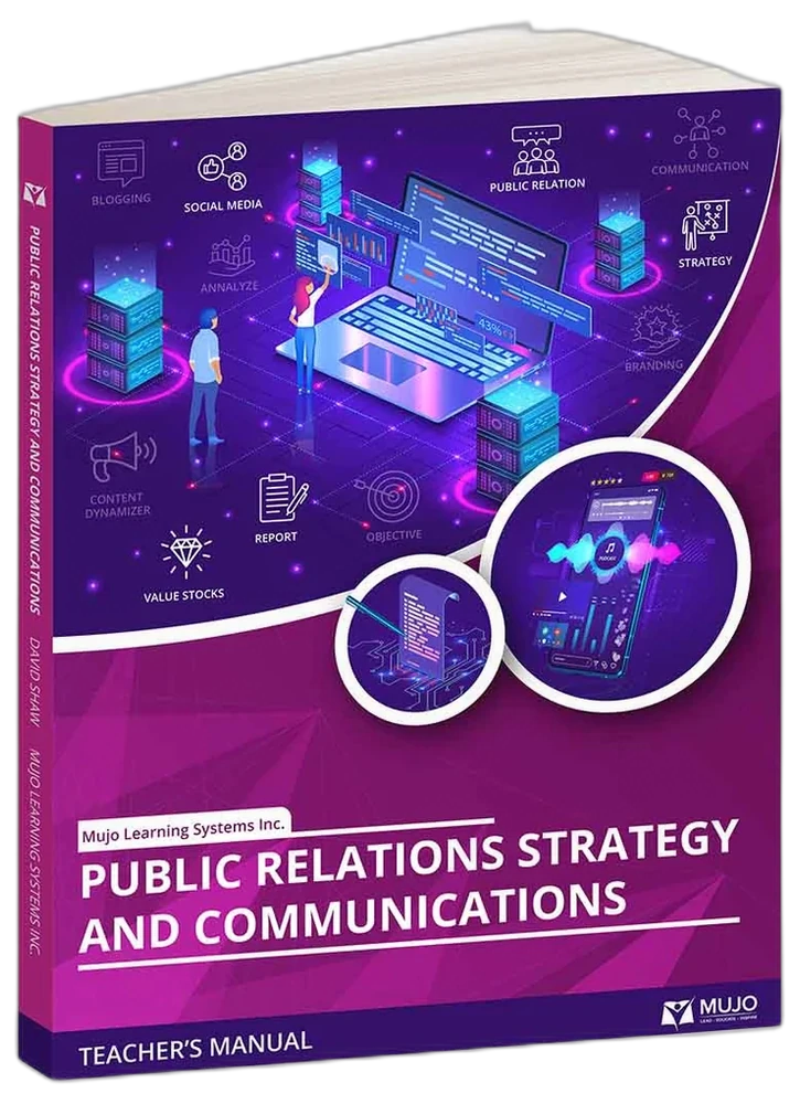 Public Relations Strategy and Communications textbook cover — PR curriculum for colleges and universities.