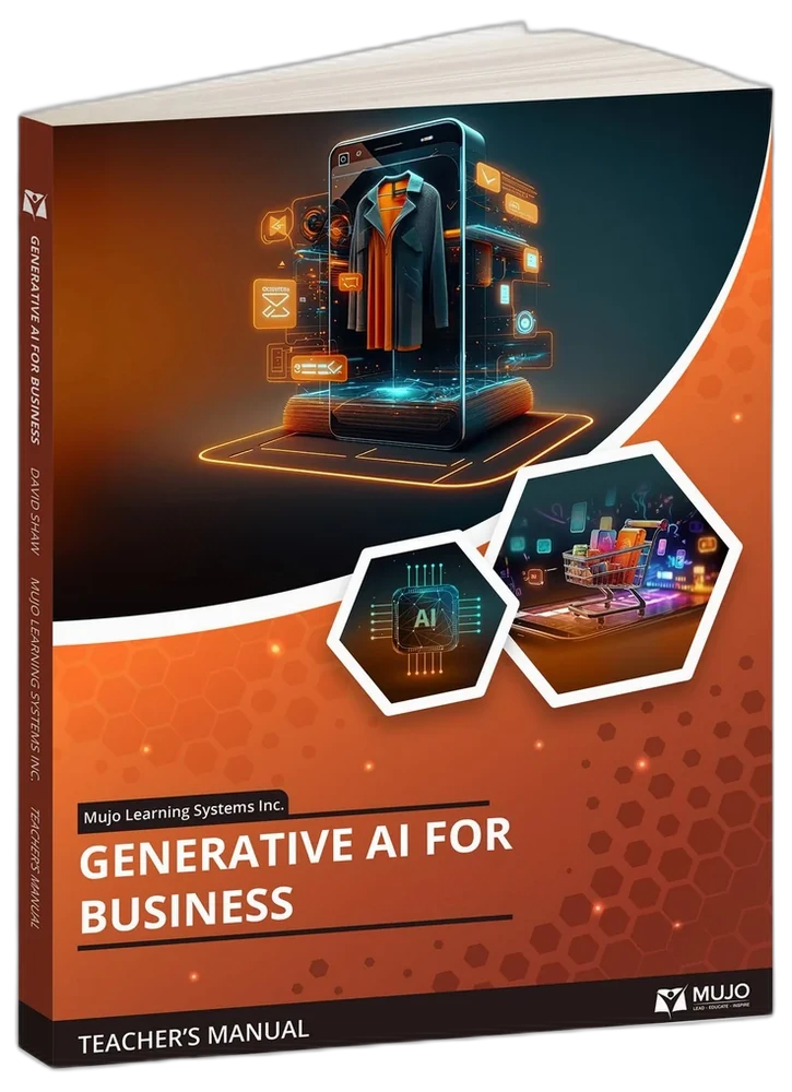 Generative AI for Business textbook cover — applied AI curriculum for university business programs.
