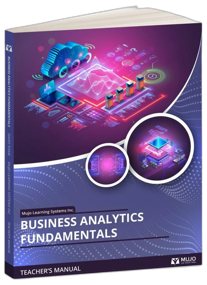 Business Analytics Fundamentals textbook cover — analytics curriculum for university business programs.