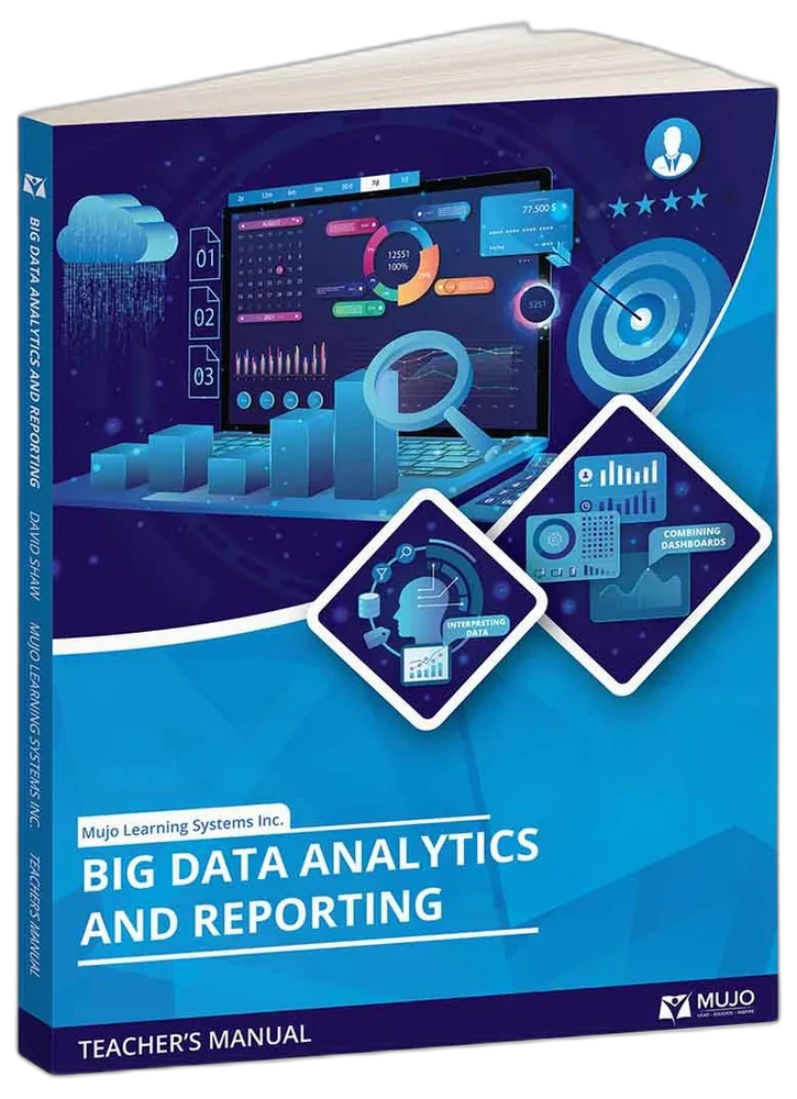 Big Data Analytics and Reporting textbook cover — analytics and data reporting curriculum for universities.